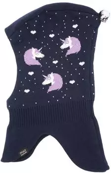 Maximo Girl-Schlupf Jacquard Einhorn navy/chiveblossom