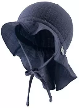 Sterntaler Kid's Sonnenhut Uni Hut blau