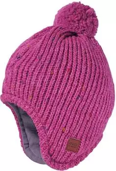 Maximo Kid's Rippe Mit Zopf dark pinkmelange