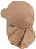 Sterntaler Kid's Peak with neck protection Uni Cap taupe
