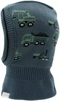Maximo Mini Boy's Schlupf Baufahrzeuge Sturmhaube dark slate