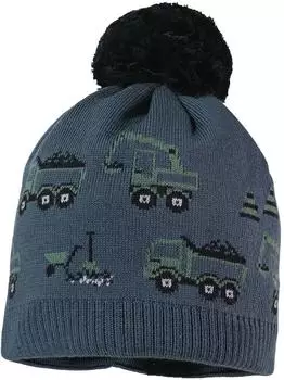 Maximo Mini Boy's mit Pompon dark slate