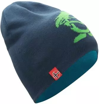 Trollkids Kid's Troll Beanie Long dark marine/mysticblue