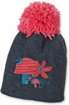 Sterntaler Girls Beanie anthrazit melange