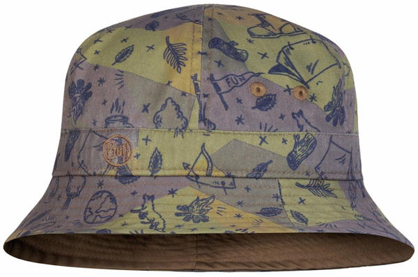Buff Bucket Hat Kids camp khaki