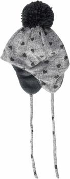 Sterntaler Inka-Mütze Glitzer Pompon rauchgrau (4411827-566)