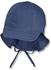 Sterntaler Baby cap with neck protection and visor navy blue