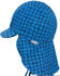 Sterntaler Baby cap with visor and neck protection blue