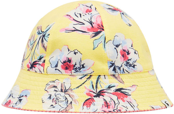 Joules Girl's Funseeker Bucket Hat yellow floral