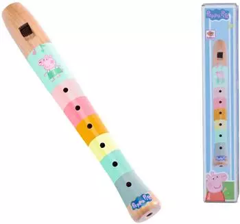 Eichhorn Peppa Pig bunte Holzflöte 20cm (109265762)