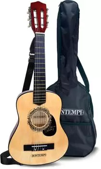 Bontempi WoodHarmony Klassikgitarre aus Holz 75cm mit Tasche (21 7531)