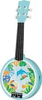 Goki Banjo Holz/Kunststoff Tiermotive, Kinder (61870)