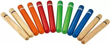 Nino Holz-Claves-Set für Kinder, Siameiche, mehrfarbig (NINO502-MC)