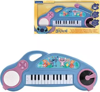 Lexibook Stitch Elektronisches Kinder-Piano mit Lichteffekten (K704D)