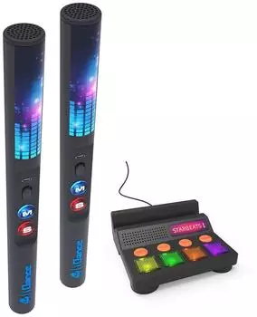 iDance Freedom Drums elektronisches Schlagzeug-Set mit Licht und Mischpult