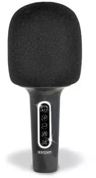 Bontempi Karaoke-Mikrofon kabellos mit Lautsprecher, Stimmverzerrungseffekt, wiederaufladbar (48 5020)