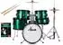 XDRUM Junior Pro Kinder-Schlagzeug Emerald Green Sparkle (00065803)