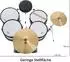 XDRUM Junior Pro Kinder-Schlagzeug Emerald Green Sparkle (00065803)