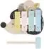 Bieco Mini Xylophon Igel-Design, Holz, mehrfarbig (24330025)