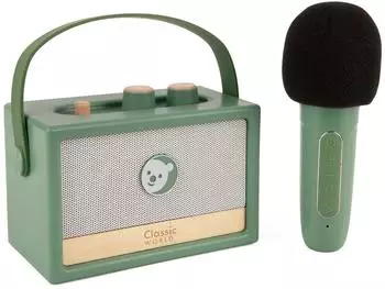 Rarewaves Mini Retro Tunes Holzspielzeug mit Mikrofon