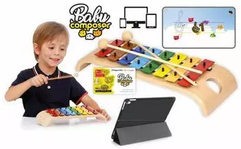 Voggenreiter Baby Composer Glockenspiel-Set mit Lernsoftware (1152)