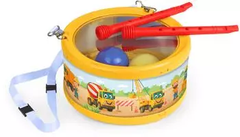 Lena Lustige Trommel Fahrzeuge, &Oslash; 21cm, Kinder ab 3 Jahren (52641)
