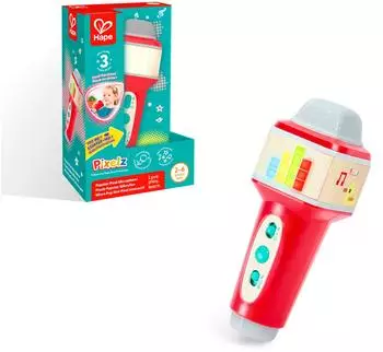 HaPe Pixelz Popstar Kinder-Mikrofon mit Licht und Sound (E0704)