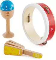 Hape Spielzeug-Musikinstrument "Junior Perkussion Set"