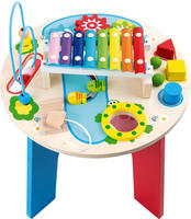Legler small foot 10321 - Motorik- und Musiktisch 2in1 Spielh&ouml;he: 32 cm