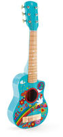 Hape Kinder-Musikinstrument Gitalele Flower Power, Gitarre aus Holz, ab 3 Jahre