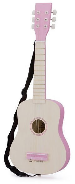 New Classic Toys Guitar de Luxe natural/pink (10302)