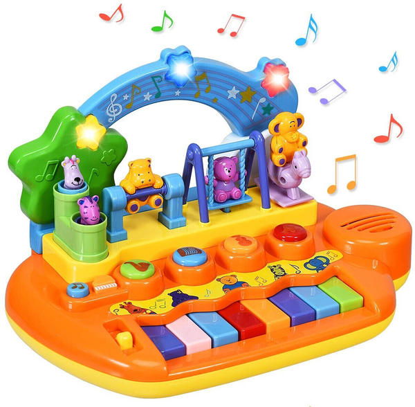 Costway Musikspielzeug Klaviertastatur mit integriertem Musikmodi