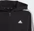 Adidas Kids Essentials 3-Stripes Fleece Full-Zip Hoodie (HR6331) black