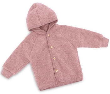Engel Natur Kapuzenjacke mit Holzkn&ouml;pfen (575520) rosenholz melange
