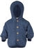 Engel Natur Kapuzenjacke mit Holzknöpfen (575520) blue melange