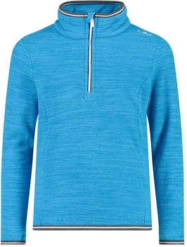 CMP Girl's Melange Second-Layer Turtle Neck (30G0495) turchese mel2.