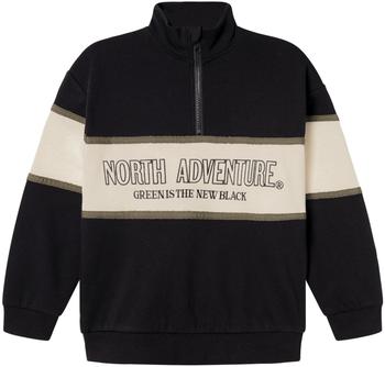 Name It Nkmoborde Ls Rlx Sweat Bru schwarz (13234265-Black)