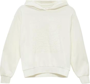 s.Oliver Oversized-Sweatshirt mit Kapuze und gummiertem Frontprint (2149536.0210) creme