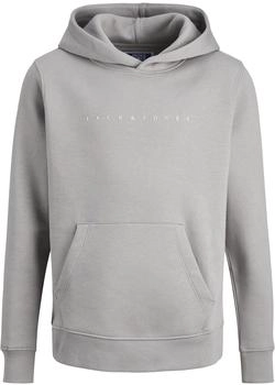 Jack & Jones Star Hoodie (12237468) ultimategrey/printwhite