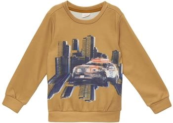 s.Oliver Sweatshirt mit Print und Rippbündchen (2150330) gelb