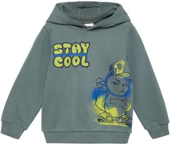 s.Oliver Wärmendes Kapuzen-Sweatshirt mit Frontprint (2153446) grau
