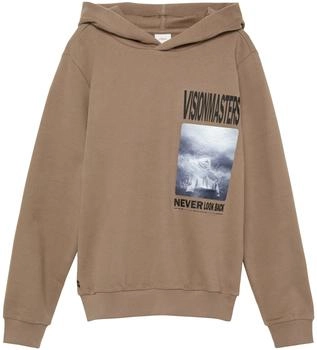 s.Oliver Wärmendes Kapuzen-Sweatshirt mit Frontprint (2153523) braun