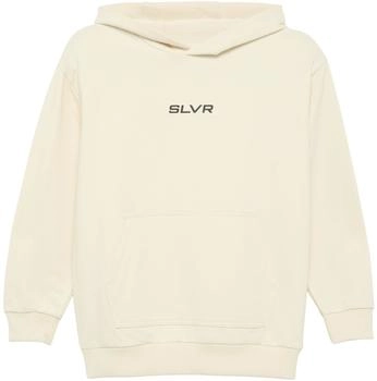 s.Oliver Unisex Kapuzen-Sweatshirt mit Känguru-Tasche und Frontprint (2160637) beige