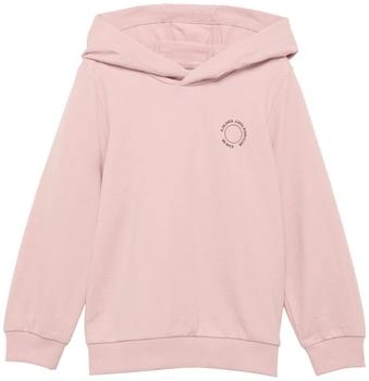 s.Oliver Unisex Kapuzen-Sweatshirt mit Rippb&uuml;ndchen und kleinem Print-Detail (2160641) rosa