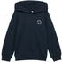 s.Oliver Unisex Kapuzen-Sweatshirt mit Rippbündchen und kleinem Print-Detail (2160641)