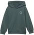 s.Oliver Unisex Kapuzen-Sweatshirt mit Rippbündchen und kleinem Print-Detail (2160641)