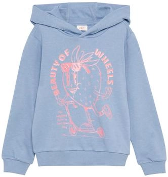 s.Oliver Hoodie mit Glitzerprint (2163150) blau