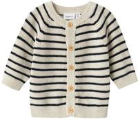 Name It Strickjacke "NBMMAST f&uuml;r Jungen mit gestreiftem Look und weichem