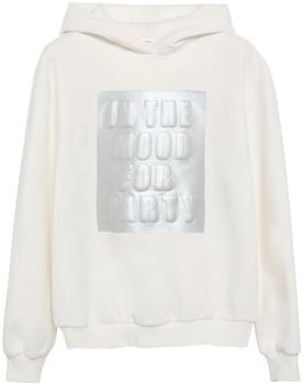 s.Oliver Wärmender Hoodie mit Metallic-Print (2156667.0210) creme