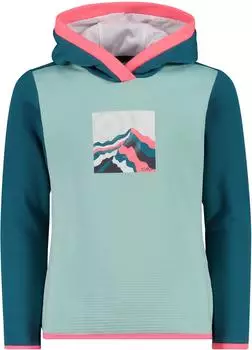 CMP Mädchen Pullover KID G Sweat Fix Hood (34E3965) acqua